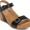 Aetrex Women's Lexa -Best Shoe Store aetrex womens lexa quarter strap wedge black leather CK110W 45374.1714758921