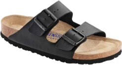 Birkenstock Arizona Soft Footbed -Best Shoe Store birkenstock arizona soft footbed black birko flor 55125 80247.1700929794