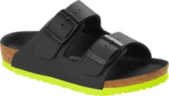 Birkenstock Children's Arizona -Best Shoe Store birkenstock childrens arizona desert soil black lime birko flor 1022369 65260.1686246144