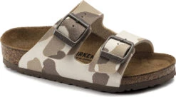 Birkenstock Children's Arizona -Best Shoe Store birkenstock childrens arizona desert soil camo almond birko flor 1019324 04149.1686246145