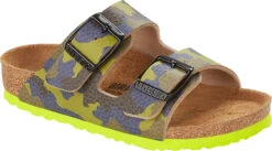 Birkenstock Children's Arizona -Best Shoe Store birkenstock childrens arizona desert soil lime aqua birko flor 1022099 42093.1686246145