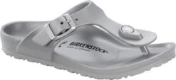 Birkenstock Children's Gizeh Essentials -Best Shoe Store birkenstock childrens gizeh metallic silver eva 1003497 30697.1585849502