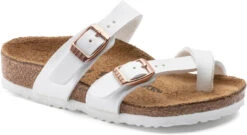 Birkenstock Children's Mayari -Best Shoe Store birkenstock childrens mayari white birko flor 1020180 88854.1644286995