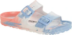 Birkenstock Arizona Essentials -Best Shoe Store birkenstock unisex arizona essentials coral peach multi eva 1022447 20812.1690828356