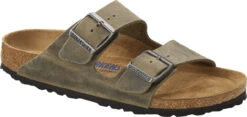 Birkenstock Arizona Soft Footbed -Best Shoe Store birkenstock unisex arizona soft footbed faded khaki oiled leather 1019313 42896.1700929796