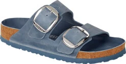 Birkenstock Women's Arizona Big Buckle -Best Shoe Store birkenstock womens arizona big buckle dusty blue oiled leather 1022325 84278.1645836298