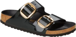 Birkenstock Women's Arizona Big Buckle -Best Shoe Store birkenstock womens arizona big buckle high shine black natural leather patent 1021476 80056.1645836298