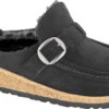 Birkenstock Women's Buckley Shearling -Best Shoe Store birkenstock womens buckley shearling black suede 1018126 47642.1668104466