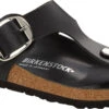 Birkenstock Women's Gizeh Big Buckle -Best Shoe Store birkenstock womens gizeh big buckle black leather 1018753 27947.1645634850