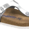 Birkenstock Women's Gizeh Soft Footbed -Best Shoe Store birkenstock womens gizeh soft footbed metallic silver leather 1003674 18268.1686272847.600.600