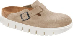Birkenstock Women's Papillio Boston Chunky -Best Shoe Store birkenstock womens papillio boston chunky warm sand suede leather 1026176 13808.1717791816
