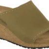 Birkenstock Women's Papillio Namica Rivets -Best Shoe Store birkenstock womens papillio namica rivets mud green nubuck leather 1017612 19812.1607190756