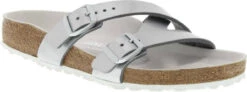 Birkenstock Women's Yao -Best Shoe Store birkenstock womens yao metallic silver birko flro 1014183 71577.1553730826