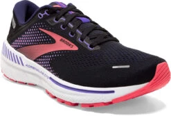 Brooks Women's Adrenaline GTS 22 -Best Shoe Store brooks womens adrenaline gts 22 black purple coral 120353 080 67558.1684267241