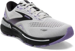 Brooks Women's Adrenaline GTS 23 -Best Shoe Store brooks womens adrenaline gts 23 grey black purple 1203811d039 05336.1717794148