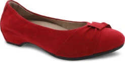 Dansko Lina -Best Shoe Store dansko womens lina red kid suede 5702040204 84348.1533082350