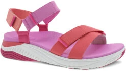 Dansko Racquel -Best Shoe Store dansko womens racquel strawberry multi webbing 4915264800 75841.1677526784