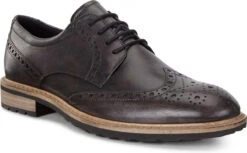 ECCO Men's Vitrus I Wing Tip Tie -Best Shoe Store ecco mens vitrus I wing tip tie moonless 64031401532 93336.1624484858
