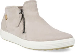 ECCO Women's Soft 7 Low Bootie -Best Shoe Store ecco womens soft 7 low bootie grey rose leather 43024302386 90430.1701992142