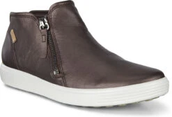 ECCO Women's Soft 7 Low Bootie -Best Shoe Store ecco womens soft 7 low bootie shale metallic 43024352196 48329.1701992142