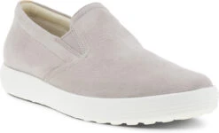 ECCO Women's Soft 7 Slip-On Sneaker -Best Shoe Store ecco womens soft 7 slip on sneaker grey rose powder 47049360604 56399.1687217920