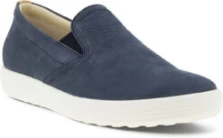 ECCO Women's Soft 7 Slip-On Sneaker -Best Shoe Store ecco womens soft 7 slip on sneaker marine powder 47049351056 24936.1687217921