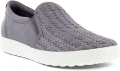 ECCO Women's Soft 7 Woven II Slip-On -Best Shoe Store ecco womens soft 7 woven 2 slip on gravity metallic 47011360105 62714.1702004511