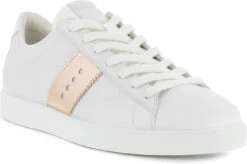 ECCO Women's Street Lite Sneaker 5 ECCO Women's Street Lite Sneaker -Best Shoe Store ecco womens street lite sneaker white hammered bronze pure white silver 21280360717 44546.1687209748