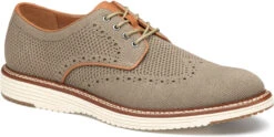Johnston & Murphy Upton Knit Wingtip -Best Shoe Store johnston and murphy mens upton knit wingtip taupe heathered knit 20 6908 99397.1713560611