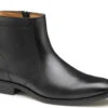 Johnston & Murphy Lewis Zip Boot -Best Shoe Store johnston murphy mens lewis zip boot black full grain 20 4211 52884.1664813103