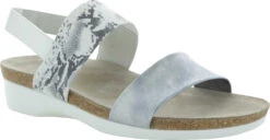 Munro Pisces -Best Shoe Store munro womens pisces silver leather white snake gore m485710 28618.1584664719
