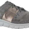Naot Buzz -Best Shoe Store noat womens buzz gray marble suede radiant copper leather 18019 nvw 69066.1663906186