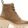 Sorel Women's Hi-Line Heel Lace Boot -Best Shoe Store sorel womens hi line heel lace boot ceramic chalk 2009141261 53476.1662581508.600.600