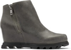Sorel Women's Joan Of Arctic Wedge III Zip Bootie -Best Shoe Store sorel womens joan of arctic wedge 3 zip bootie quarry black 1985211052 66639.1659509520