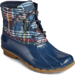Sperry Women's Saltwater Quilted Nylon -Best Shoe Store sperry womens saltwater quilted nylon plaid multi sts85533 92870.1605548913