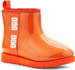UGG Big Kids Classic Clear Mini II -Best Shoe Store ugg childrens big kids classic clear mini 2 orange soda 1112386k ogs 12929.1656432983