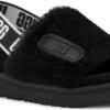 UGG Kids Disco Slide -Best Shoe Store ugg childrens kids disco slide black 1129074k blk 25548.1646256743
