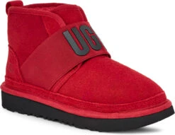 UGG Kids Neumel II Graphic -Best Shoe Store ugg childrens kids neumel 2 graphic samba red black 1110703k srbck 72110.1657880295