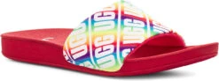 UGG Kids Beach Slide -Best Shoe Store ugg kids beach slide rainbow 1107981k rbw 83206.1646252846