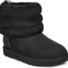 UGG Kids Fluff Mini Quilted -Best Shoe Store ugg kids fluff mini quilted black 1103612k blk 46687.1603813195