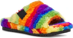 UGG Men's Fluff You Cali Collage -Best Shoe Store ugg mens fluff you cali callage pride rainbow 1121616 pdrn 82182.1620236389