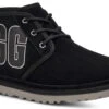UGG Men's Neumel Graphic Outline -Best Shoe Store ugg mens neumel graphic outline black grey suede 1130715 bgsd 49903.1659641551