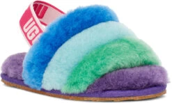 UGG Toddlers Fluff Yeah Slide -Best Shoe Store ugg toddlers fluff yeah slide purple rainbow 1116160t prnb 64404.1651776272