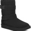 UGG Women's Bailey Graphic Logo Strap -Best Shoe Store ugg womens bailey graphic logo strap black 1137074 blk 23116.1667481905