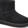 UGG Women's Classic Mini Logo Zip -Best Shoe Store ugg womens classic mini logo zip black 1122671 blk 12155.1646263372.600.600