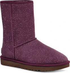 UGG Women's Classic Short Metallic Spots -Best Shoe Store ugg womens classic short metallic sports pinot noir 1135110 pnr 27122.1669055520