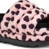 UGG Women's Maxi Slide Cheetah Print -Best Shoe Store ugg womens maxi slide cheetah print pink scallop 1127074 pslp 39059.1652107298.600.600