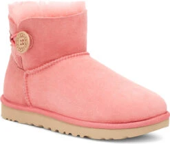 UGG Women's Mini Bailey Button II -Best Shoe Store ugg womens mini bailey button 2 pink blossom 1016422 pbsm 72779.1631549679