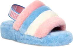 UGG Women's Pride Fluff Yeah Slide -Best Shoe Store ugg womens pride fluff yeah slide pride stripes 1114751 pstr 65737.1630426000